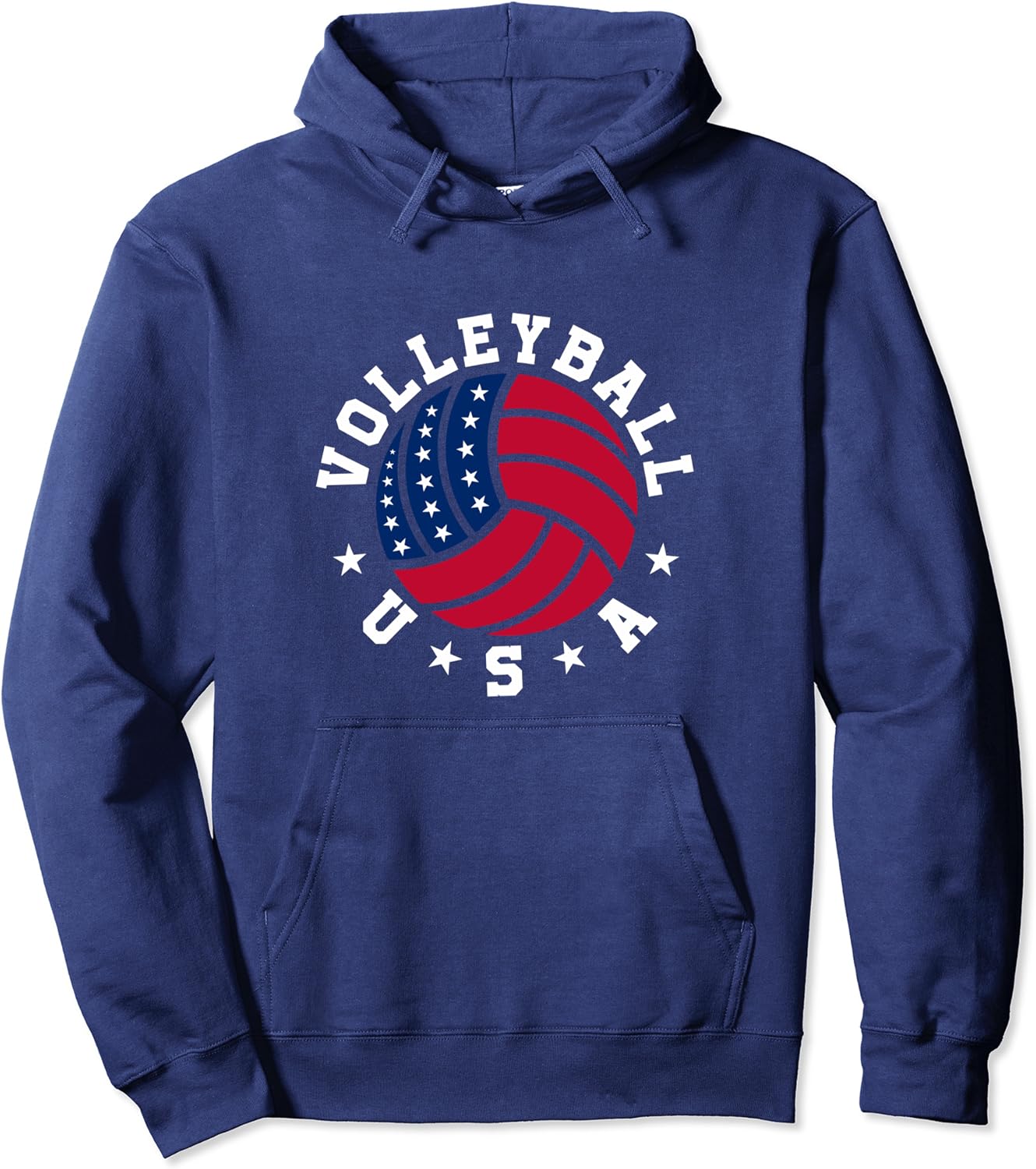 Volleyball USA Pullover Hoodie Amazon.co.uk Fashion
